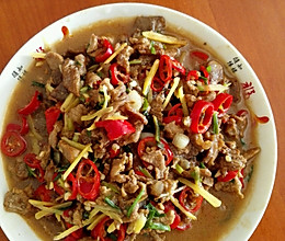 辣椒炒牛肉的做法