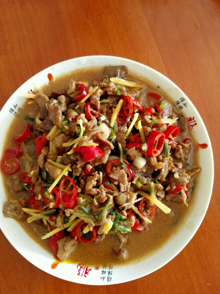 辣椒炒牛肉的做法