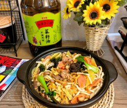 #中秋跟着金龙鱼外婆乡小榨菜籽油一起吃香喝辣#砂锅土豆粉的做法