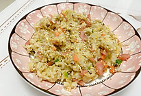 不加味精的火腿蛋炒饭的做法