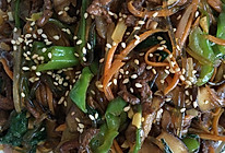 韩国炒粉丝（炒杂菜）的做法