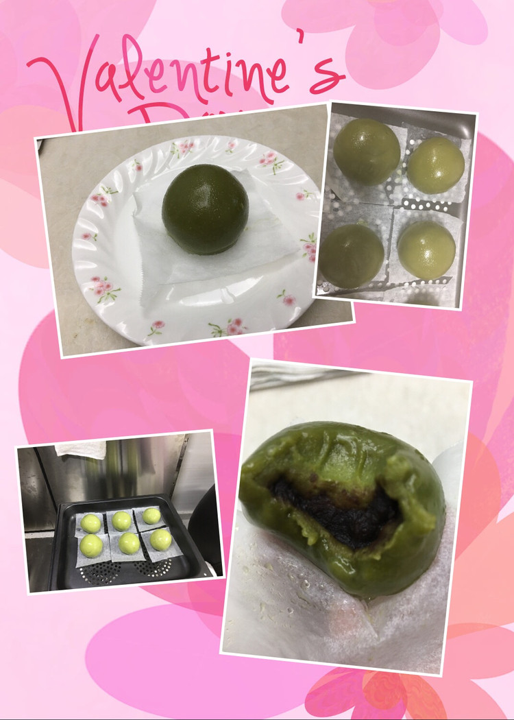 大麦若叶青团的做法