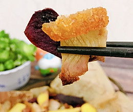 #肉食主义#脆皮烧肉烤土豆的做法