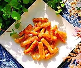 #太太乐鲜鸡汁玩转健康快手菜#烤年糕的做法