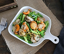 蒜薹炒扇贝肉的做法