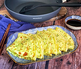 #我为奥运出食力#黄瓜鸡蛋饼（摊咸食）的做法
