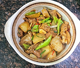 萝卜羊肉煲的做法