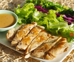 油醋千岛酱汁鸡胸沙拉#丘比轻食厨艺大赛#的做法