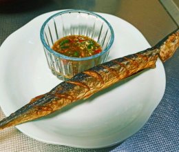 韩式秋刀鱼（烤箱版）的做法