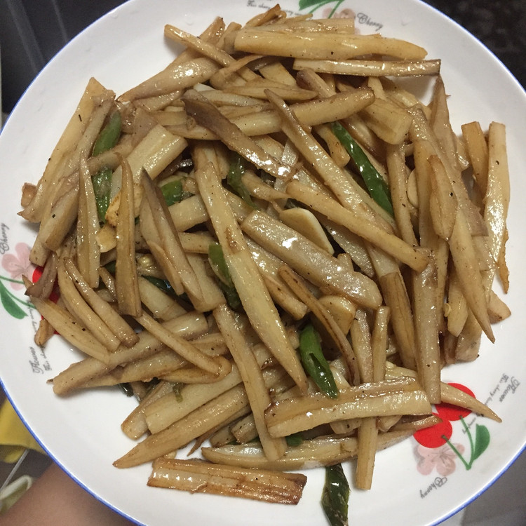 清炒藕的做法