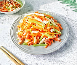 #今天吃什么#火腿炒三丝的做法