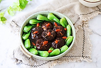 #钟于经典传统味#油菜扒香菇的做法