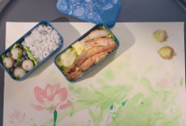 【美貌便当】夏至降暑-雪蟹钳+牡丹虾+牛奶鸡蛋的做法
