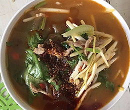 酸菜宽粉的做法