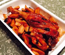 子姜焖啤酒鸭腿的做法