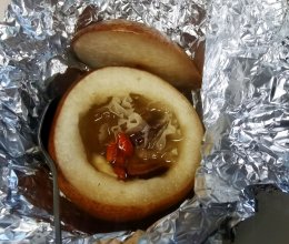 冰糖雪梨(空气炸锅板)的做法