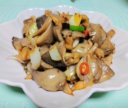 孜然平菇的做法