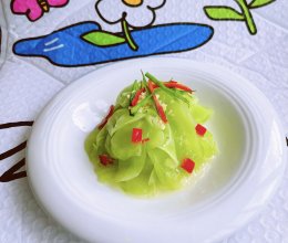 #时令蔬菜最养人#凉拌莴笋的做法