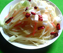 炝土豆丝的做法