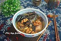 核桃淮山莲子乌鸡汤#松下多面美食味#的做法