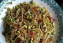 炒黄豆芽的做法