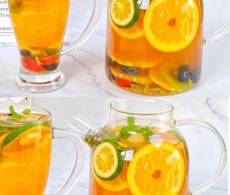 自制缤纷水果茶!美白养颜，夏季必备！！的做法