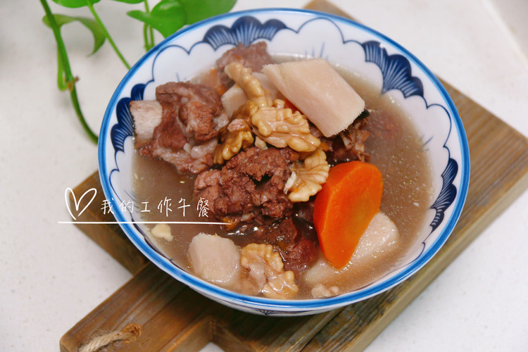 黑豆核桃排骨汤—学生补脑健脾胃汤的做法