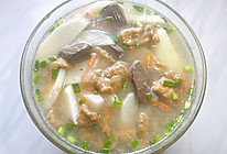#山姆团圆宴# 鸭血山药肉片汤的做法
