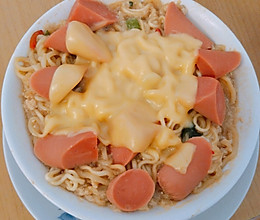 简单快捷好吃的网红方便面（微波炉）的做法