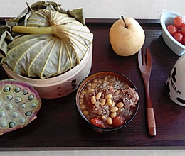 荷叶包排骨饭的做法