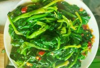 #米饭最强CP#蚝油菠菜，简单又很解油腻！的做法