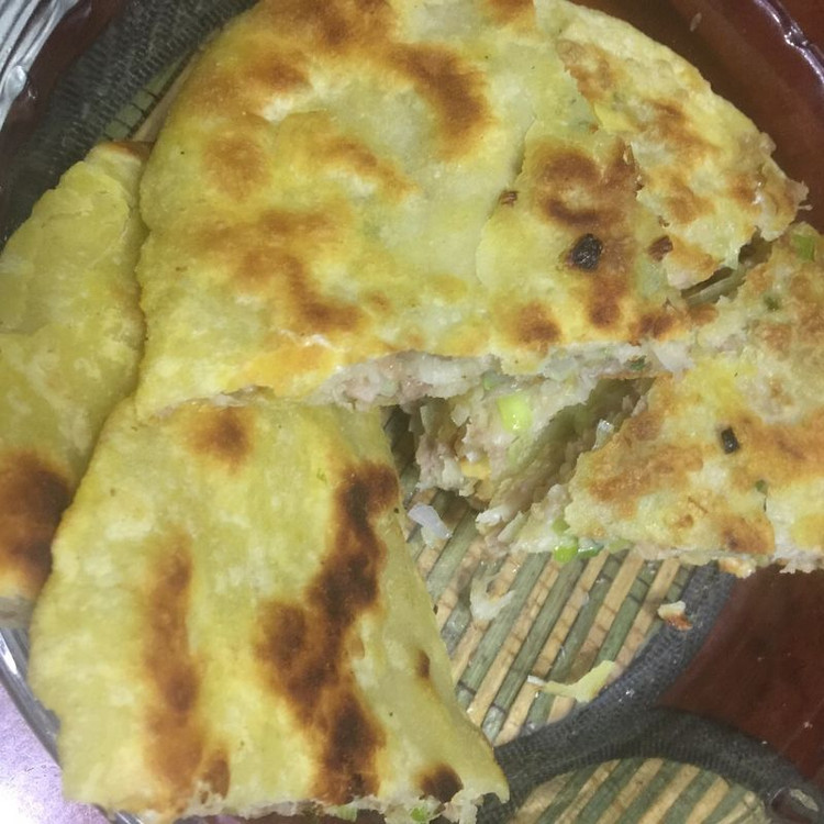 葱香肉饼的做法