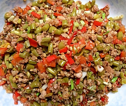 酸豆角肉末的做法