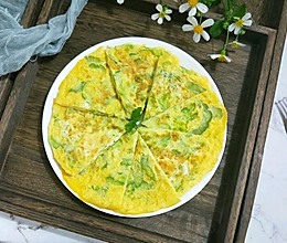 #母亲节，给妈妈做道菜#苦瓜鸡蛋饼的做法