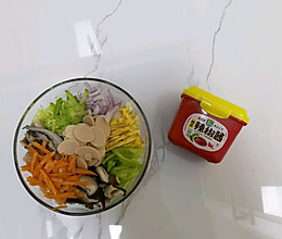 韩式大拌菜#暖冬酱在手，嗨吃部队锅#的做法