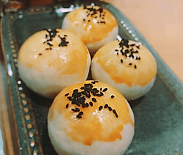 低油低糖版—酥掉渣的红豆沙馅酥皮月饼的做法