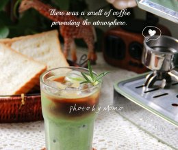 抹茶拿铁咖啡的做法