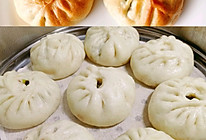 还是小海鲜~韭菜小墨鱼虾皮包子的做法