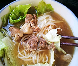 清真牛肉米线的做法