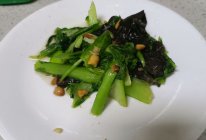 炒小白菜的做法