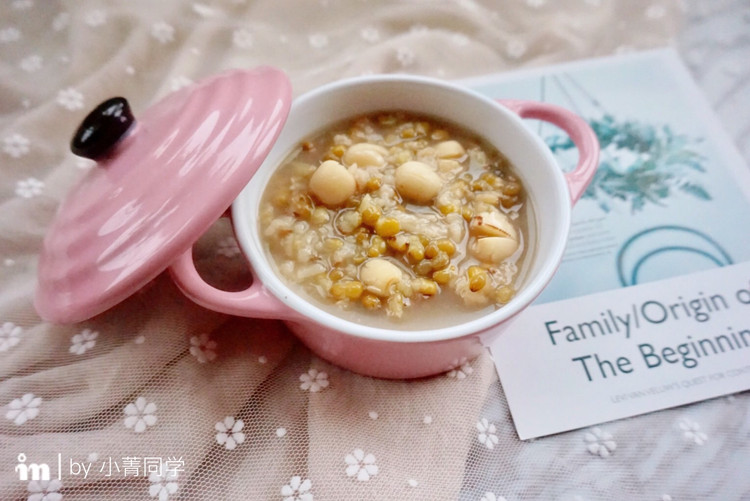 莲子绿豆粥的做法