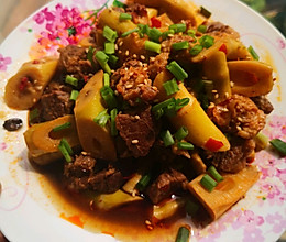 笋子烧牛肉的做法
