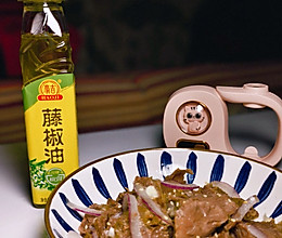 #豪吉藤椒油真香来袭#凉拌牛肉的做法