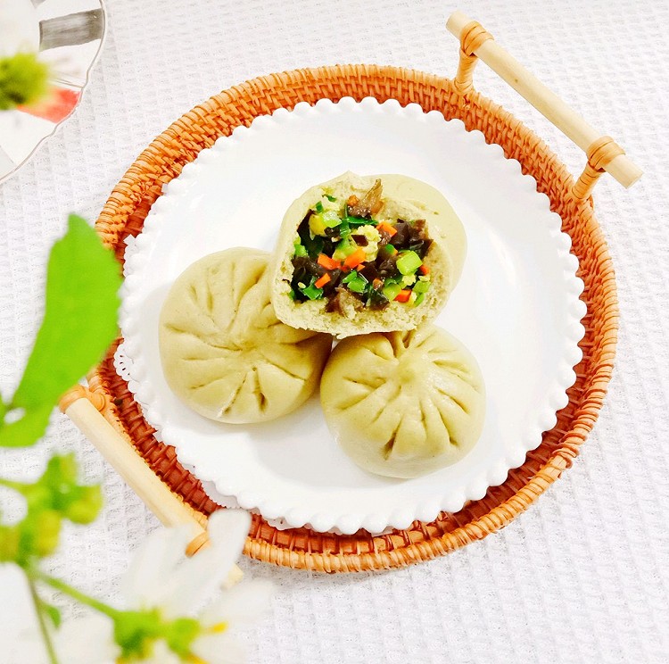 素包子| 减脂餐 |  膳食纤维的做法