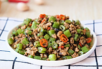 橄榄菜肉末四季豆的做法