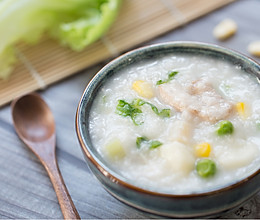 干贝排骨粥的做法