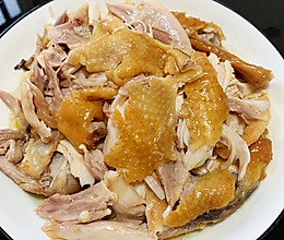 电饭煲盐焗鸡【手撕鸡】简易版的做法