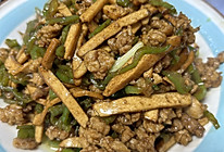 青椒香干肉丝的做法