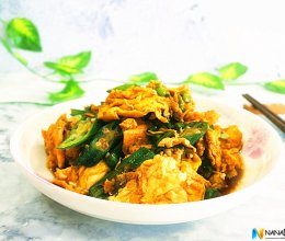 #中秋跟着外婆乡和明星一起吃香喝辣#秋葵炒鸡蛋的做法