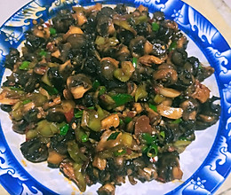 爆炒田螺肉的做法